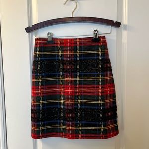 Mini skirt red